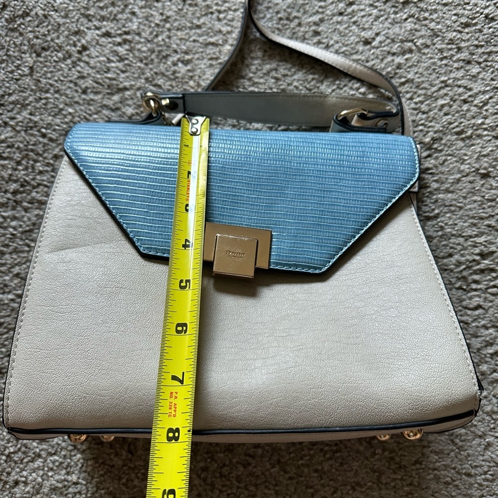 Dune Blue and Cream Handbag - Picture 3 of 6